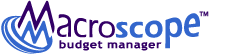 Macroscope(tm) Budget Manager